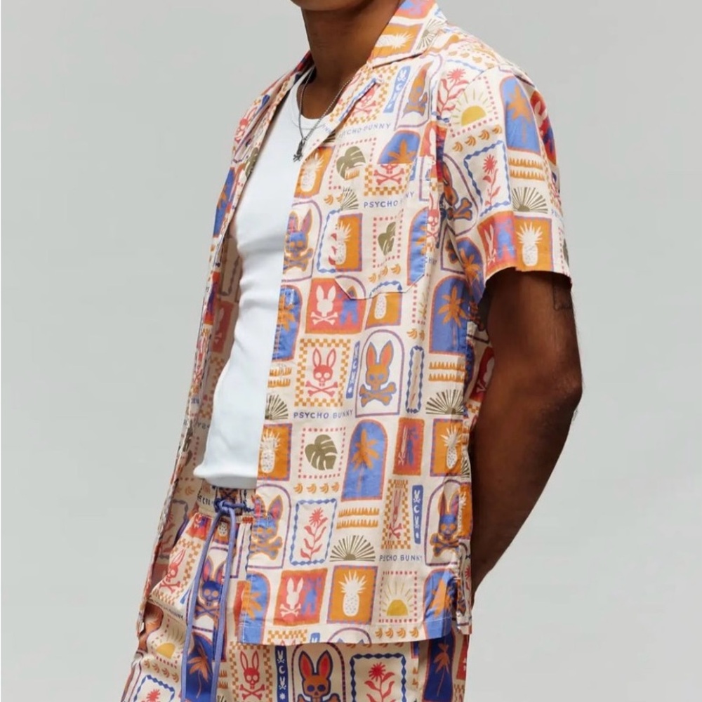 Psycho Bunny Multicolor Graphic Set